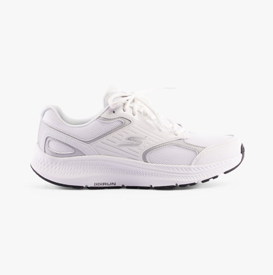 Skechers 128606/WSL GO RUN CONSISTENT 2.0 - ADVANTAGE Womens Trainers White/Silver