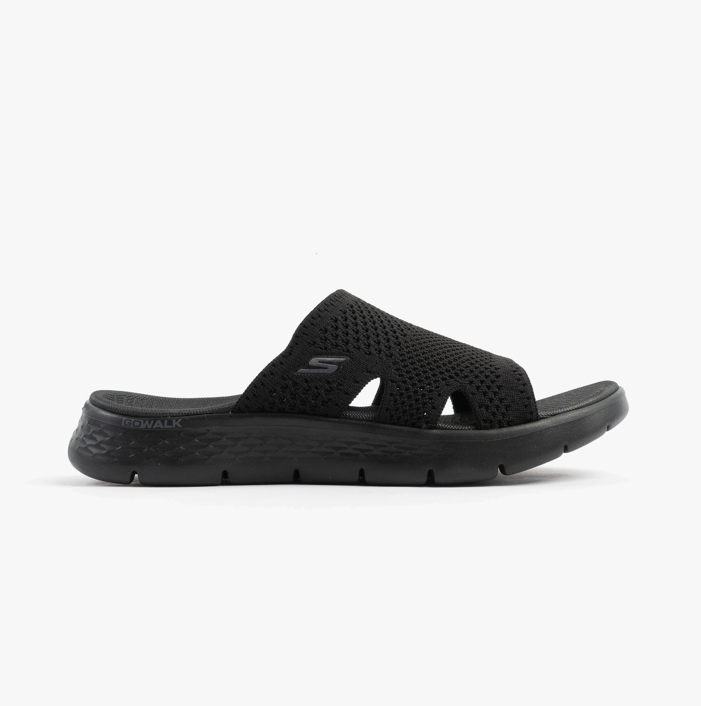 Skechers 141425/BBK GO WALK FLEX SANDAL - ELATION Womens Sandals Black