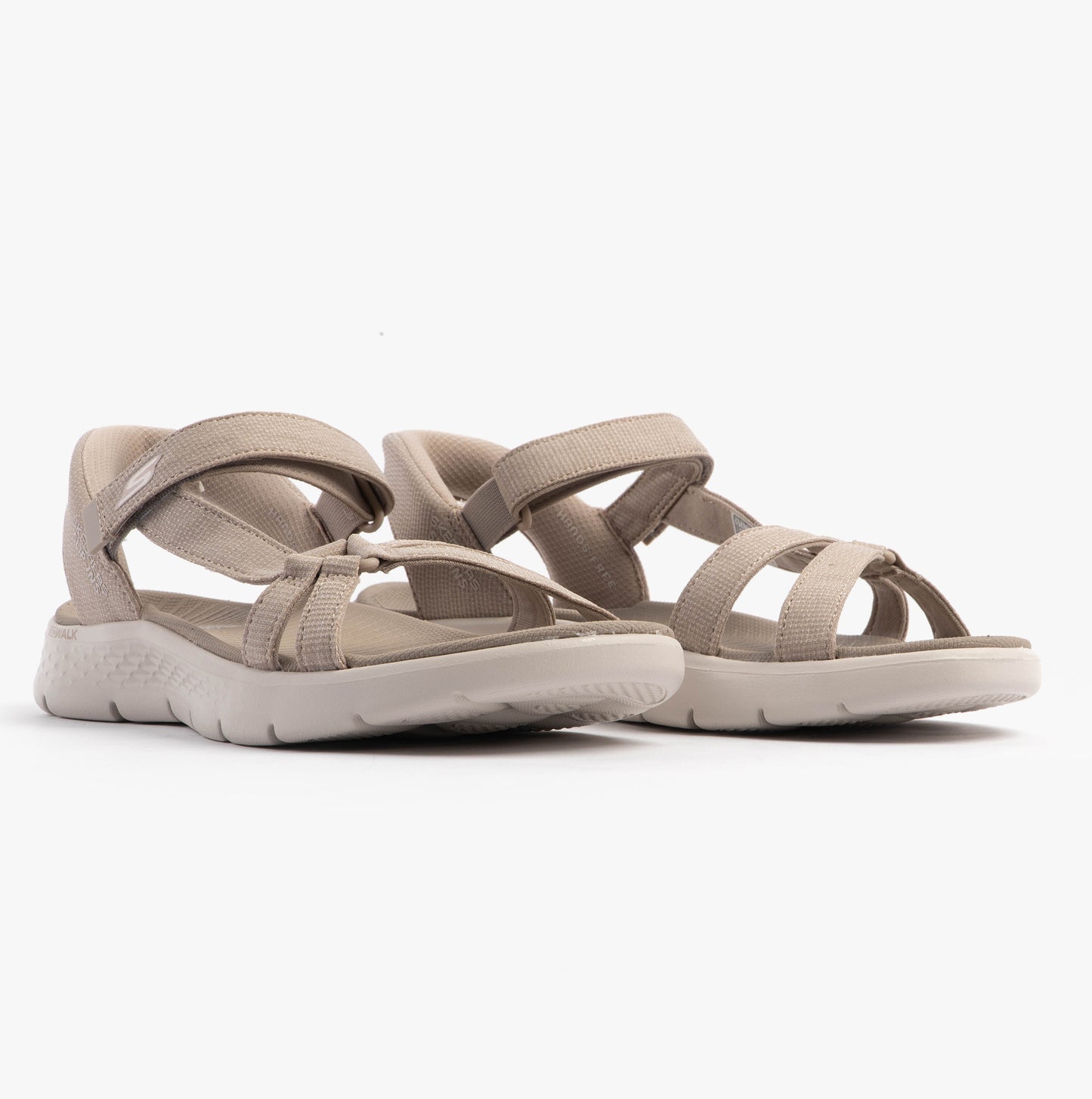 Skechers 141481/TPE GO WALK FLEX SANDAL - ILLUMINATE Womens Sandals Taupe