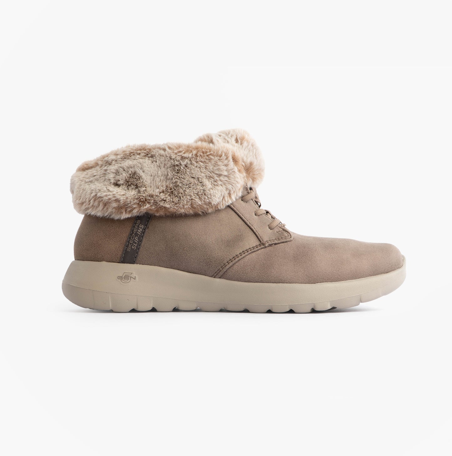 Skechers 144803/DKTP ON-THE-GO JOY - COZY CHARM Womens Boots Dark Taupe