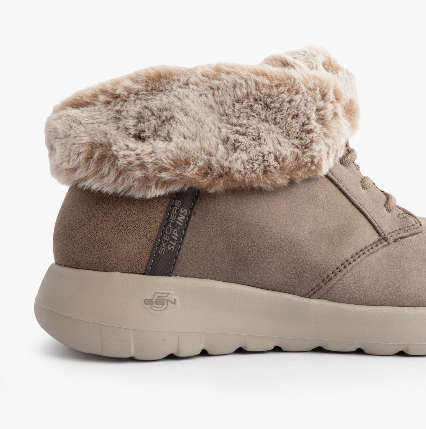 Skechers 144803/DKTP ON-THE-GO JOY - COZY CHARM Womens Boots Dark Taupe