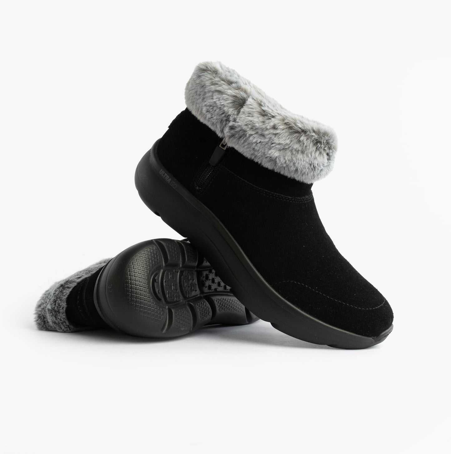 Skechers 144848/BKGY ON-THE-GO ENCORE - SNOW-CAPPE Womens Boots Black/Gray