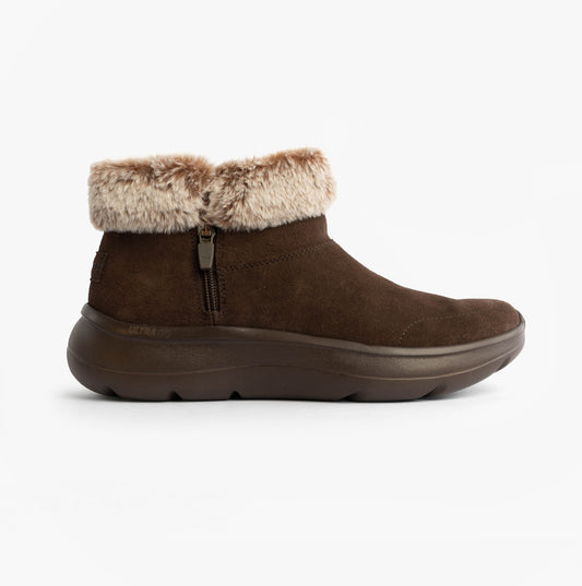 Skechers 144848/CHOC ON-THE-GO ENCORE - SNOW-CAPPE Womens Boots Chocolate