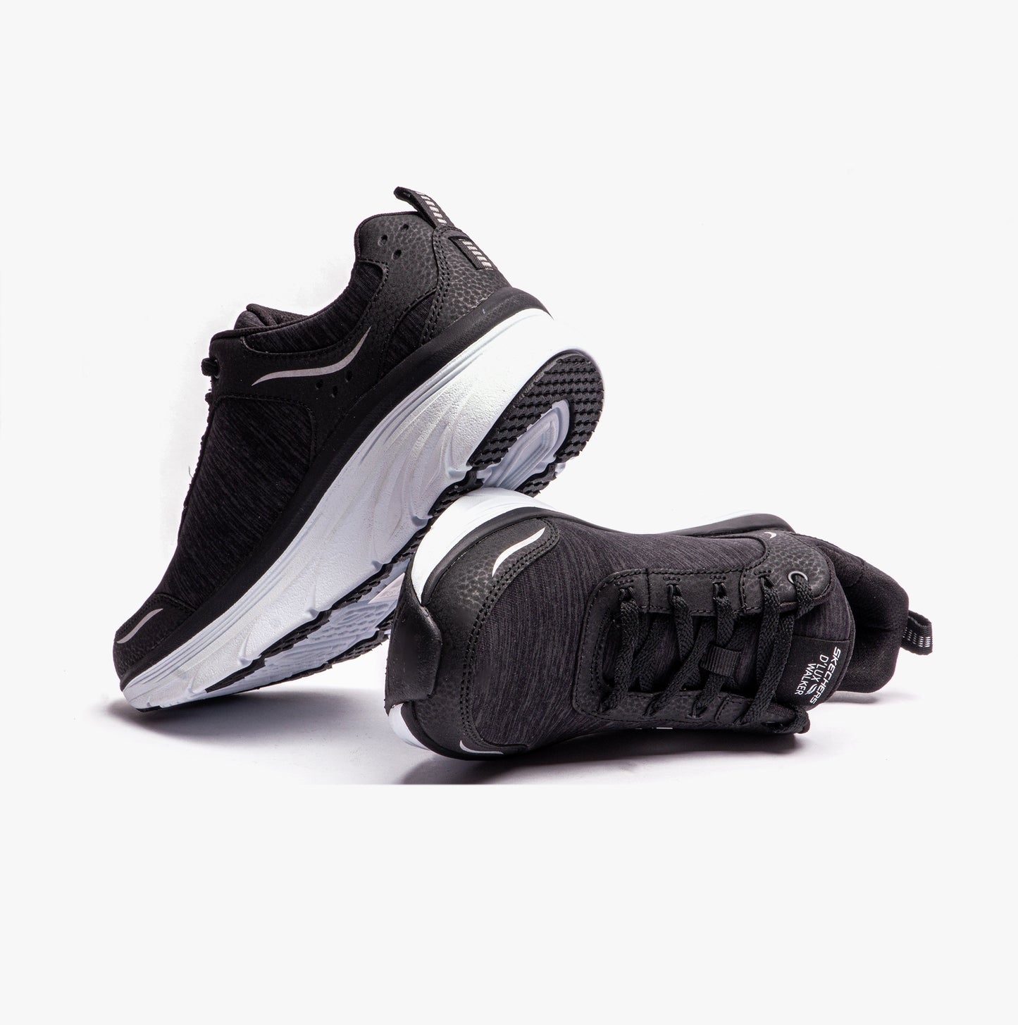 Skechers 149336/BKW D'LUX WALKER-COOL GROOVE Womens Trainers Black/White