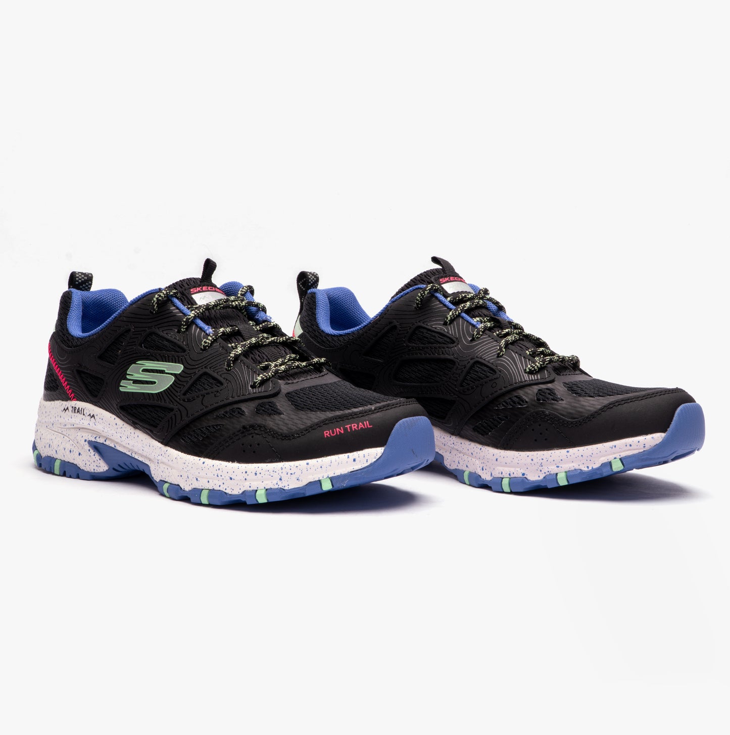 Skechers 149821/BMLT HILLCREST-PURE ESCAPADE Womens Hiking Trainers Black/Multi