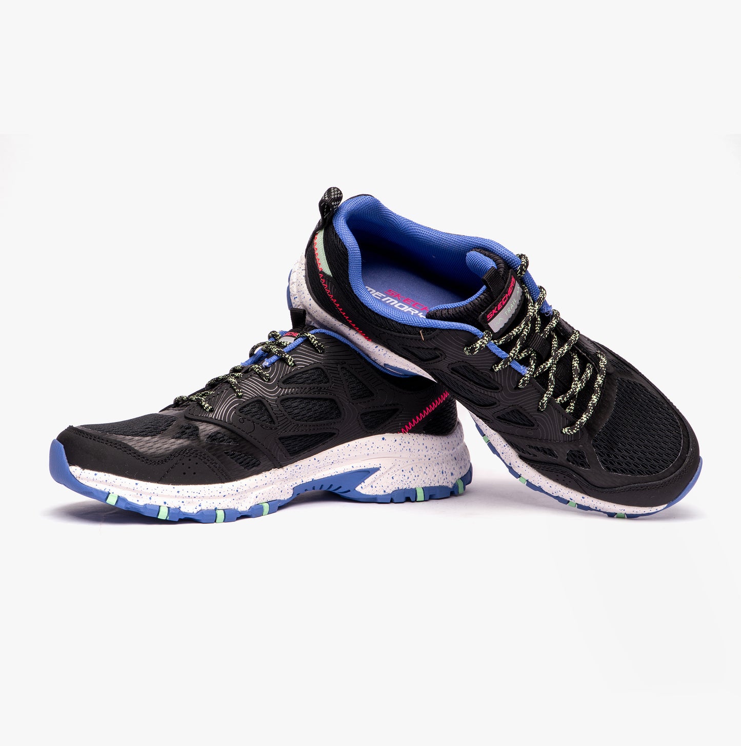 Skechers 149821/BMLT HILLCREST-PURE ESCAPADE Womens Hiking Trainers Black/Multi