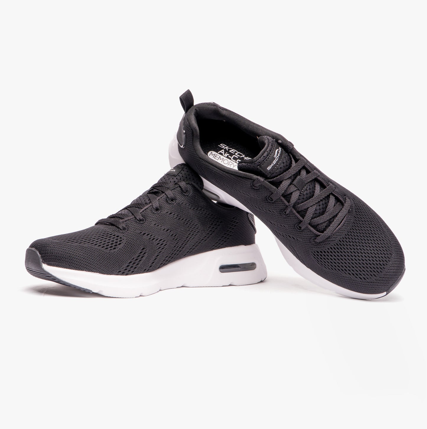 Skechers 149948/BKW SKECH-AIR COURT - SLICK AVENUE Womens Trainers Black/White
