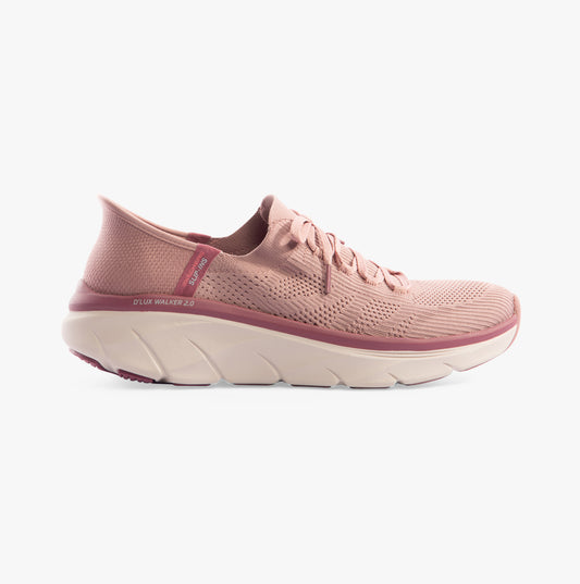Skechers 150105/DKMV D'LUX WALKER 2.0-THRILL MOVEM Womens Trainers Dark Mauve