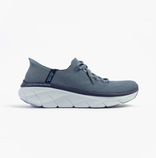Skechers 150105/SLT D'LUX WALKER 2.0 - THRILL MOVEMENT Womens Trainers Slate