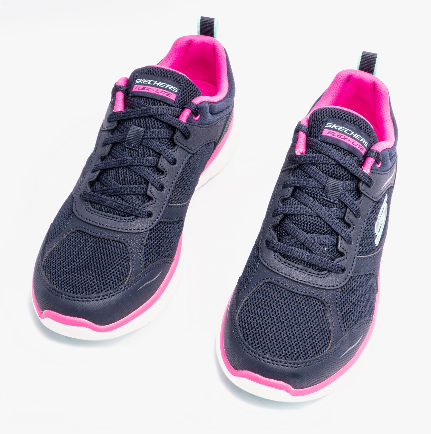 Skechers 150202/NVHP FLEX APPEAL 5.0 - FRESH TOUCH Womens Trainers Navy/Pink