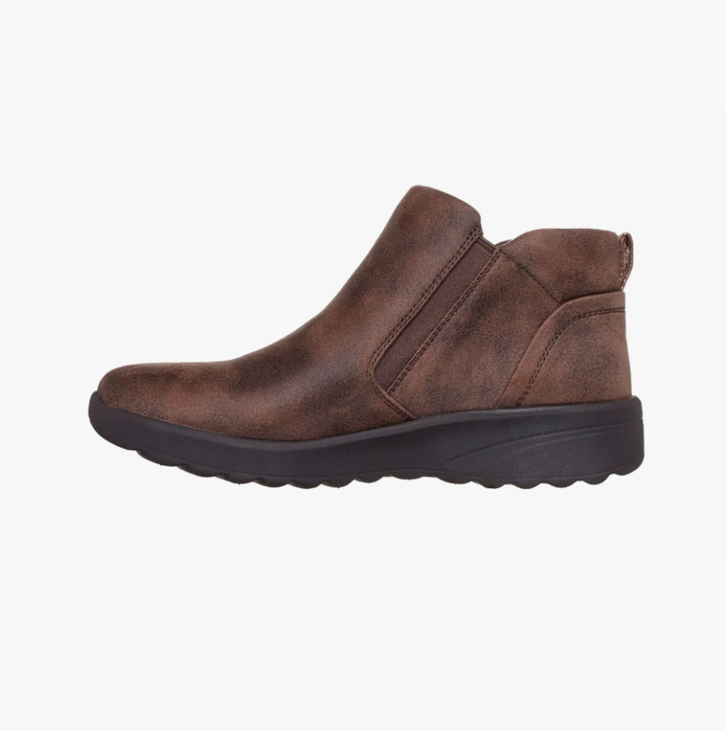 Skechers 158952/CHOC LOVELY VIBE - FALL IN BLOOM Womens Boots Chocolate