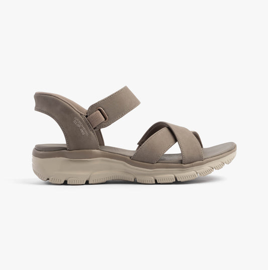 Skechers 163534/TPE EASY GOING - SOMEWHERE SUNNY Womens Sandals Taupe