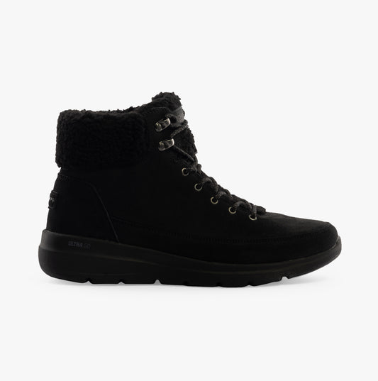 Skechers 16677/BBK GLACIAL ULTRA - WOODLANDS Womens Boots Black