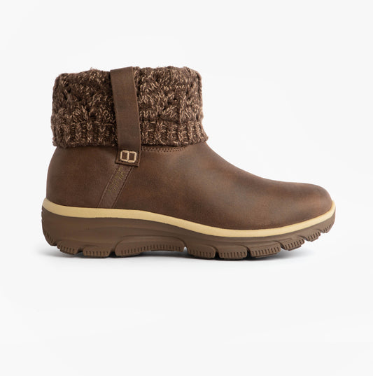 Skechers 168033/CHOC EASY GOING - COZY WEATHER 2 Womens Boots Chocolate