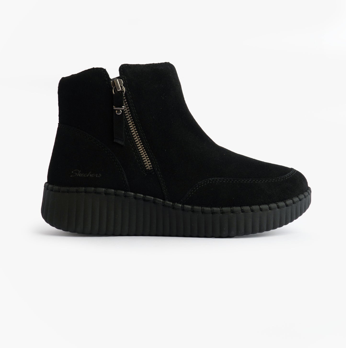 Skechers WILSHIRE BLVD - WEEKEND CRUSH Womens Boots Black