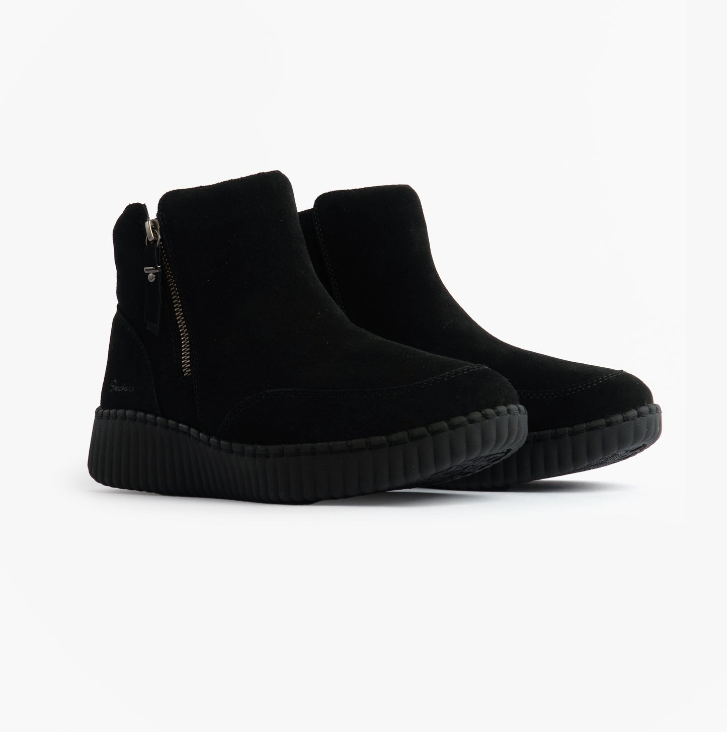 Skechers WILSHIRE BLVD - WEEKEND CRUSH Womens Boots Black