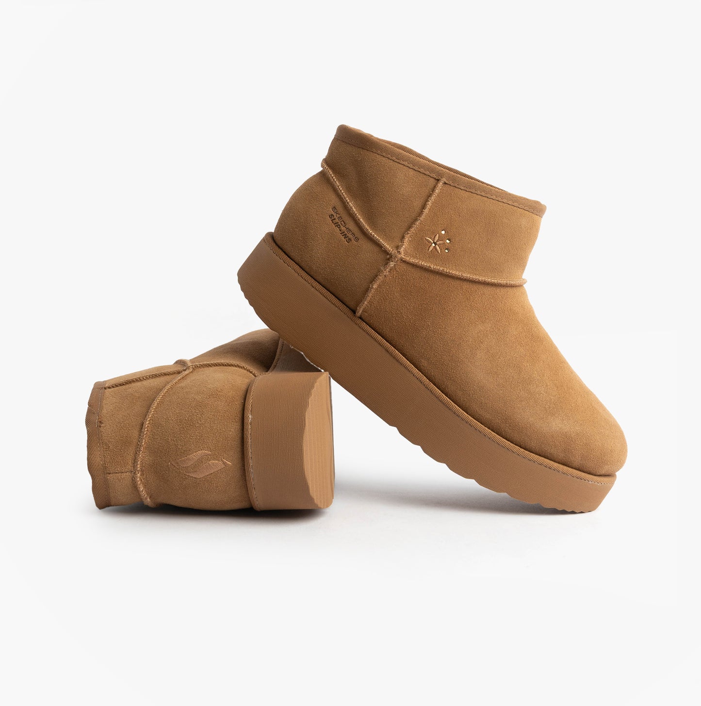 Skechers 169143/CSNT KEEP COZY Womens Boots Chestnut