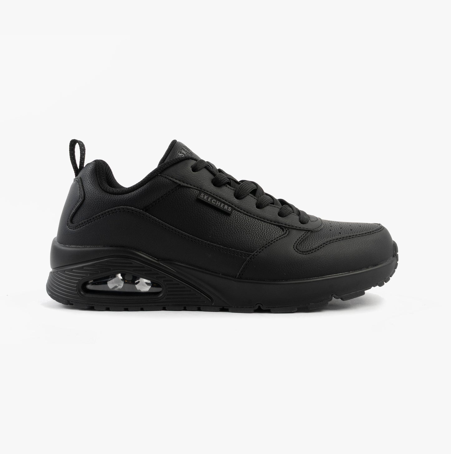 Skechers 183012/BBK UNO - ALDER Mens Trainers Black