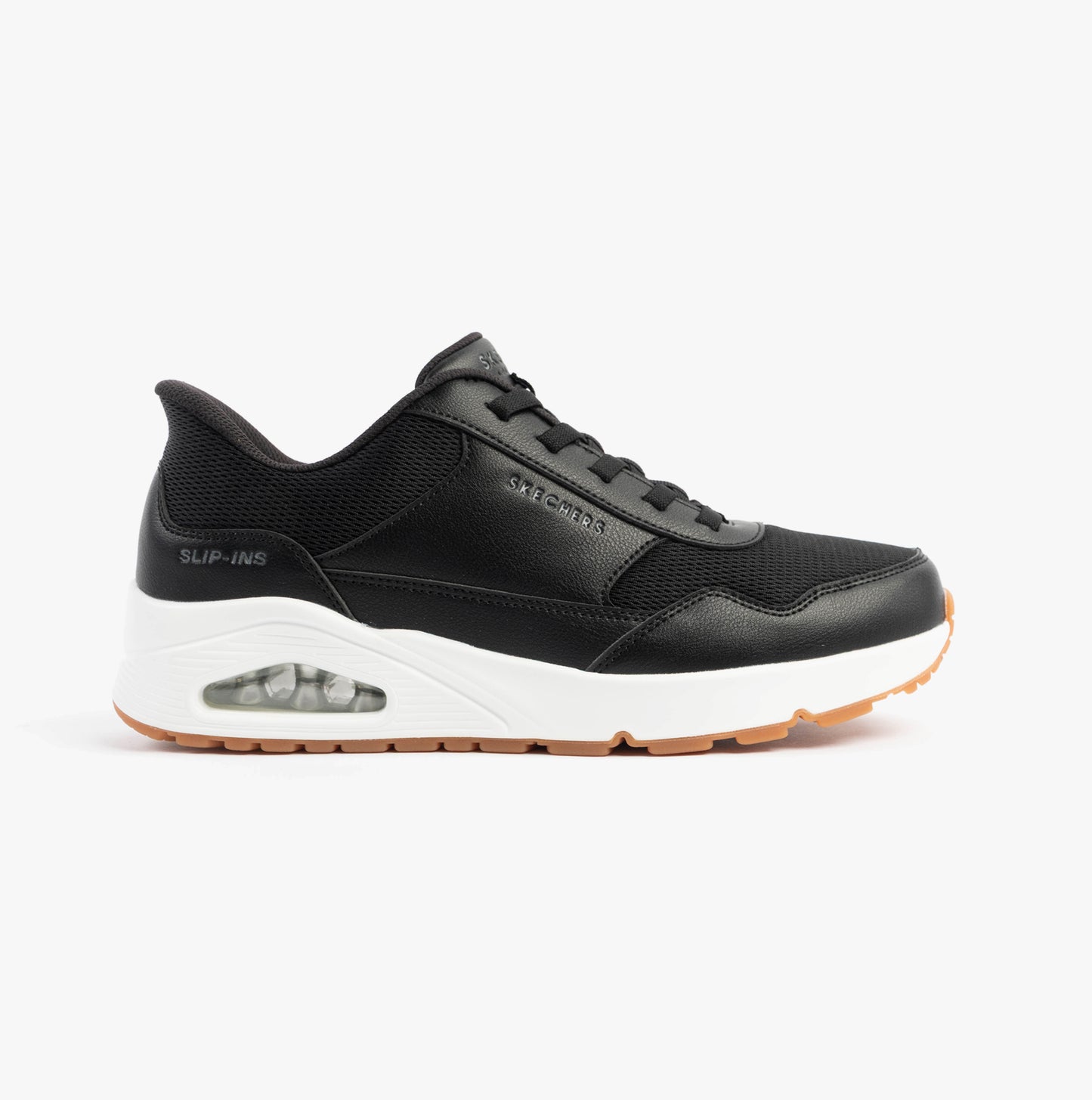 Skechers 183022/BLK UNO - BANKSIA Mens Trainers Black