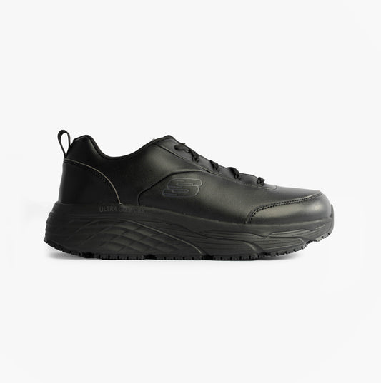 Skechers MAX CUSHIONING ELITE SR-FILCH Mens Workwear Trainers Black