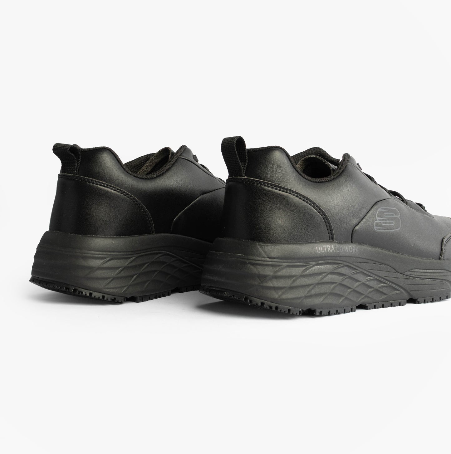Skechers MAX CUSHIONING ELITE SR-FILCH Mens Workwear Trainers Black