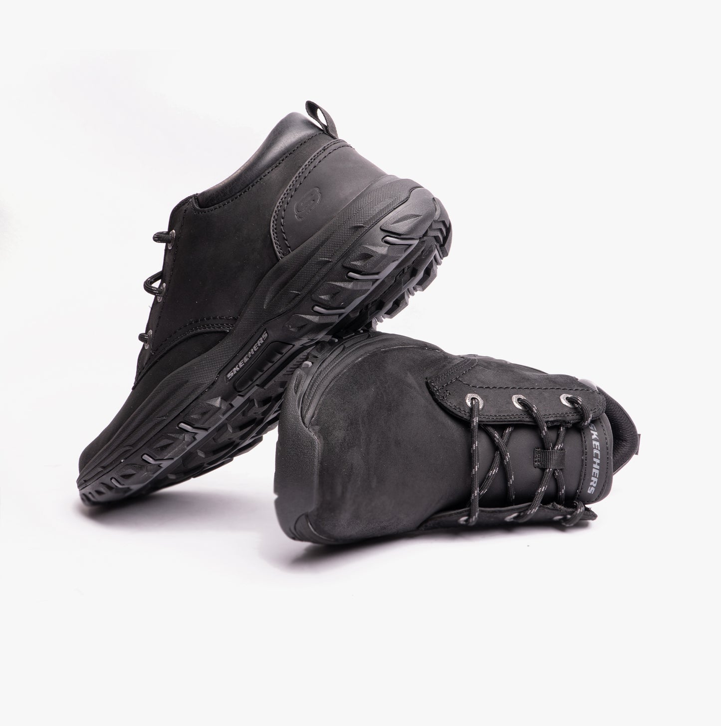 Skechers 204921/BLK KNOWLSON-RAMHURST Mens Hiking Boots Black
