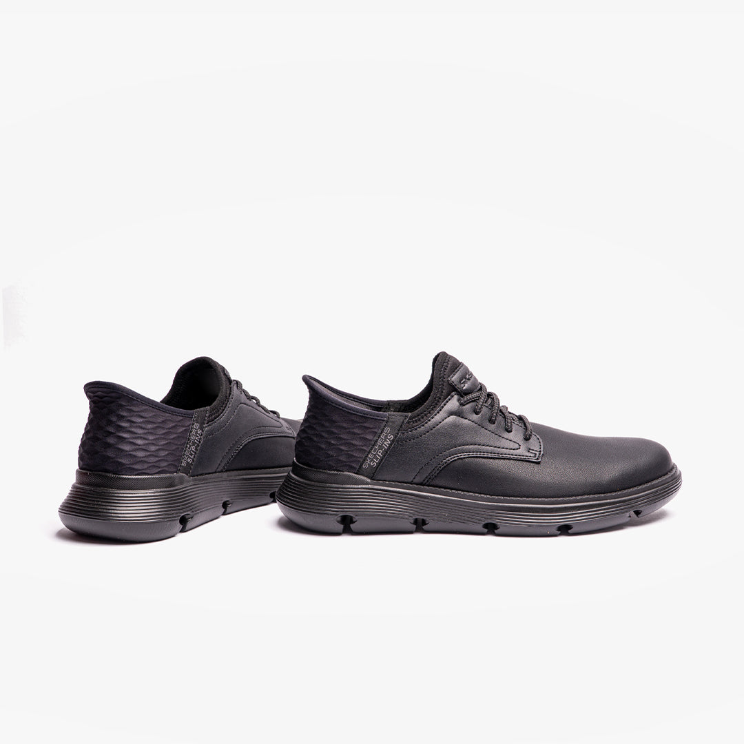 Skechers 205046/BBK GARZA-GERVIN Mens Casual Trainers Black