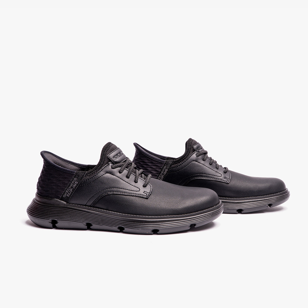 Skechers 205046/BBK GARZA-GERVIN Mens Casual Trainers Black