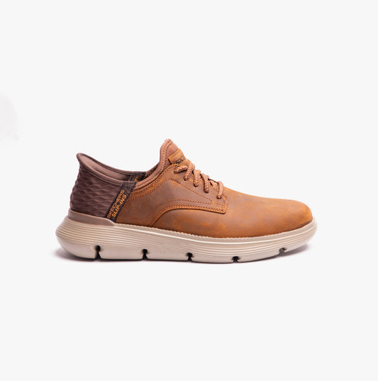 Skechers 205046/CDB GARZA-GERVIN Mens Casual Trainers Brown