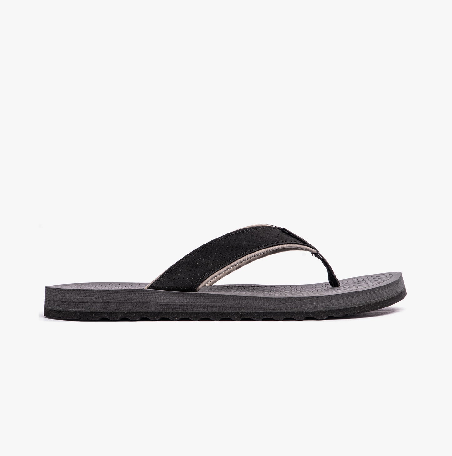 Skechers 205098/BLK TANTRIC - FRITZ Mens Toe Post Sandals Black
