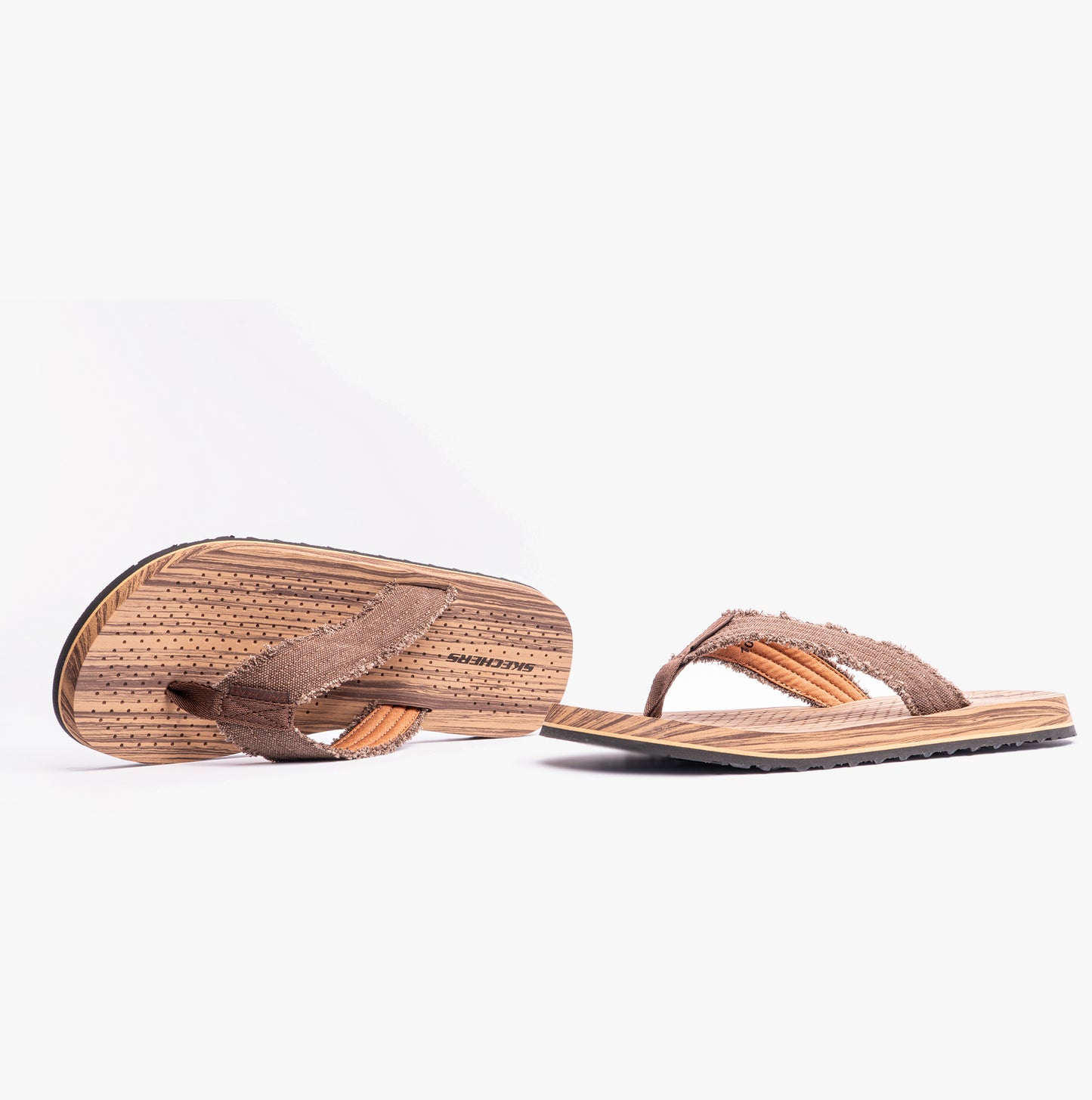 Skechers 205098/BRN TANTRIC - FRITZ Mens Toe Post Sandals Brown