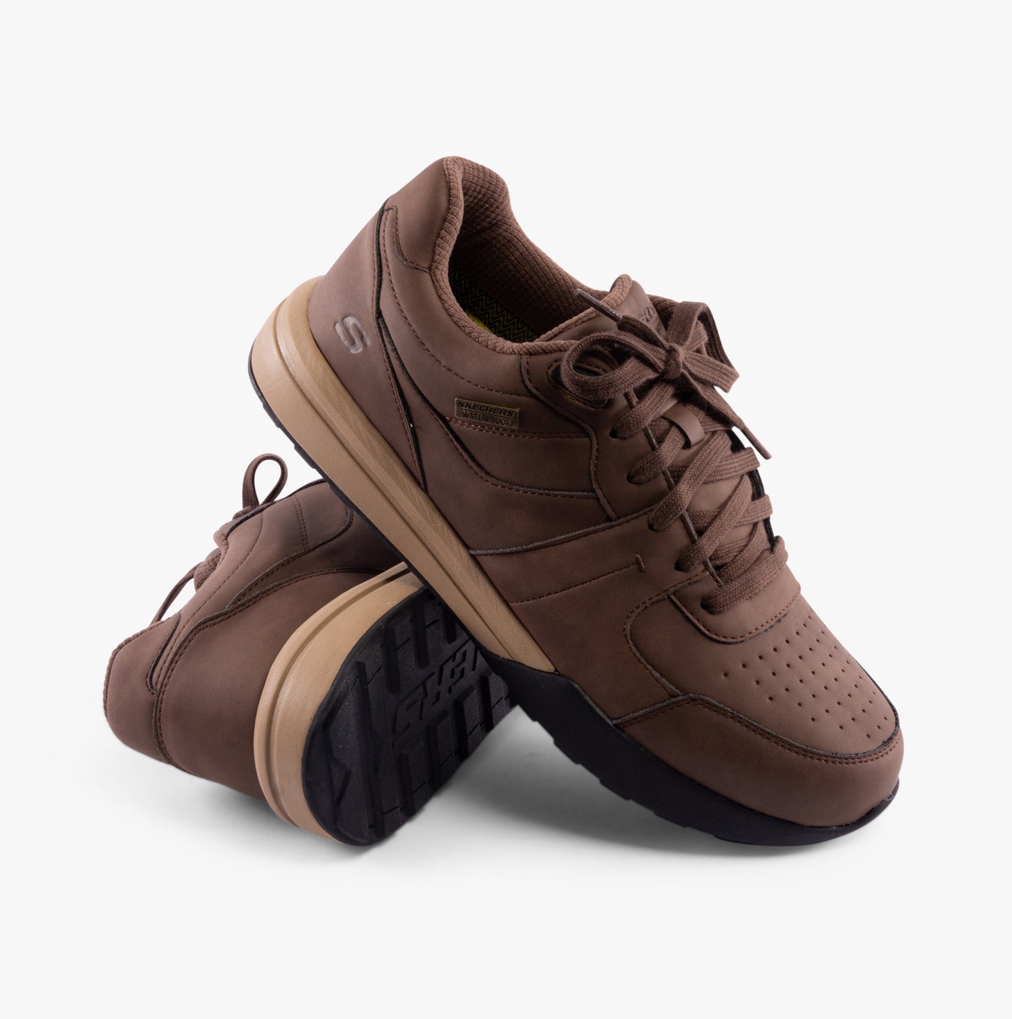 Skechers 205236/BRN NETSON - GANDER Mens Trainers Brown