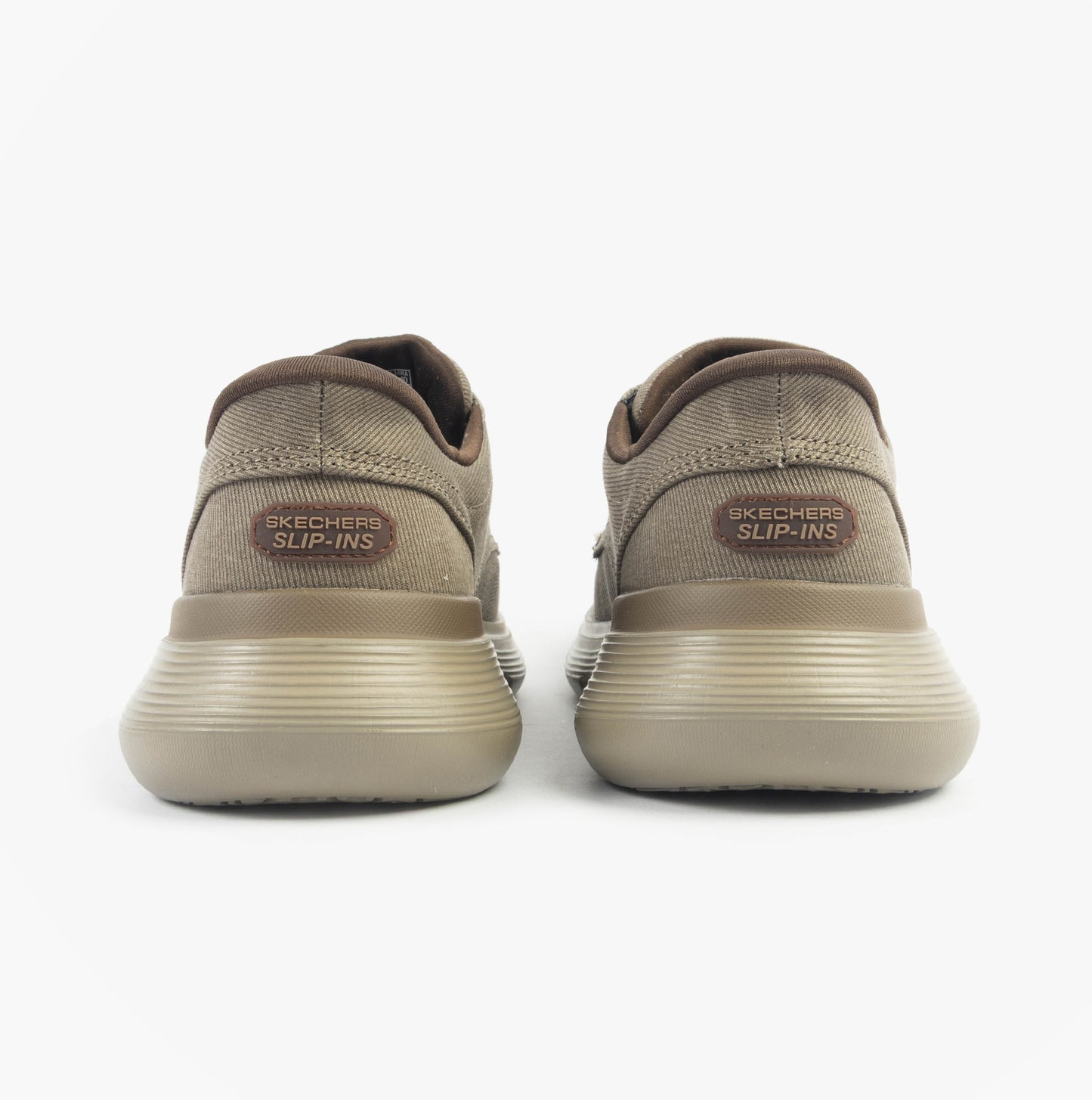 Skechers 205352/DKTP GARZA - CLIVE Mens Shoes Dark Taupe