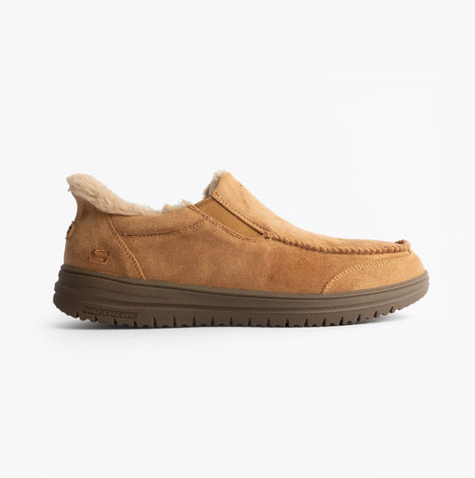 Skechers 205606/TAN MURETTE - SCOFIELD Mens Outdoor Slippers Tan
