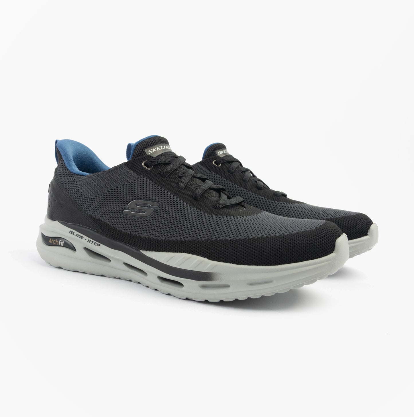 Skechers 210994/BLK ARCH FIT ORVAN - KINCADE Mens Trainers Black