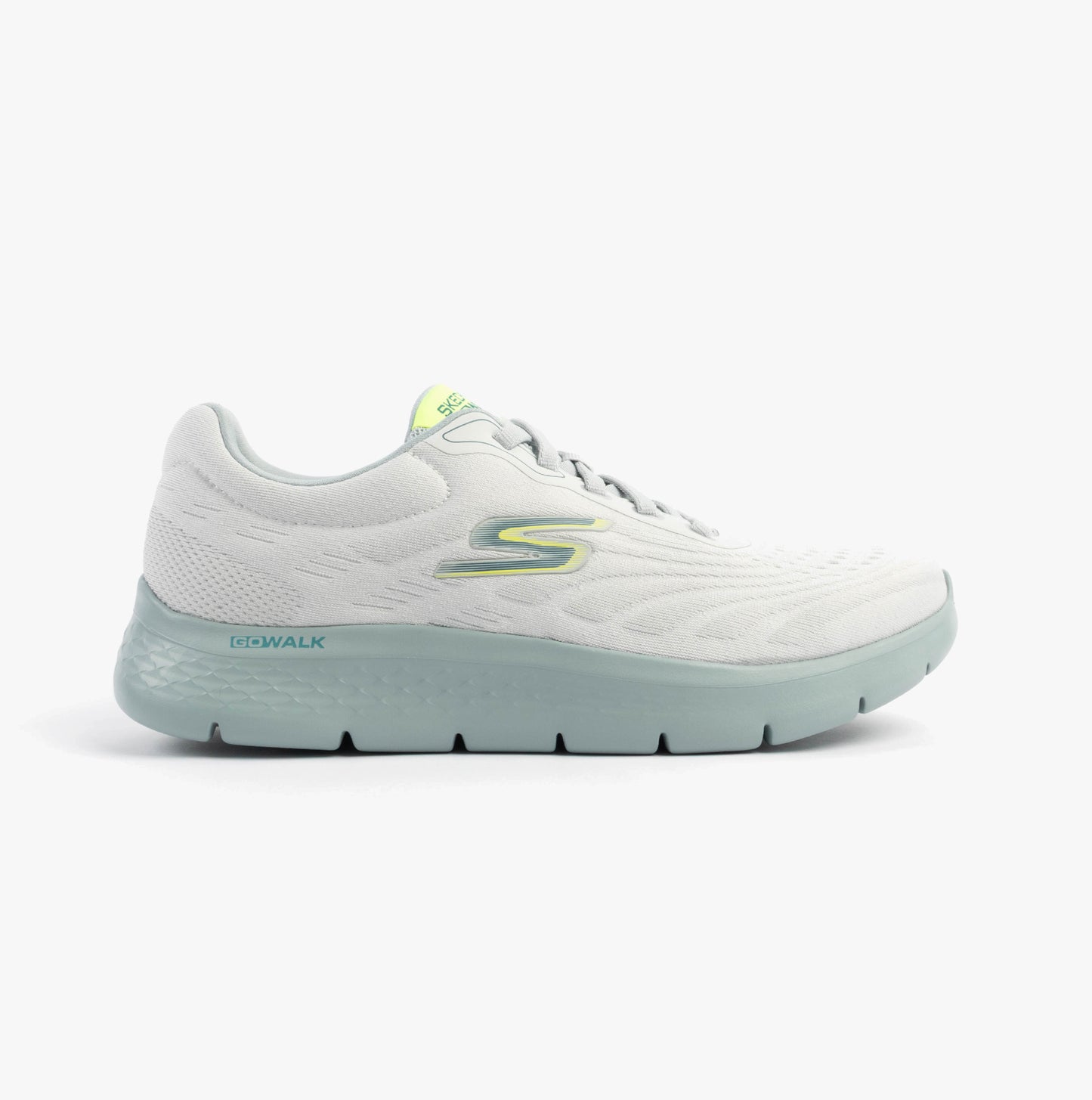Skechers 216687/WGY GO WALK FLEX Mens Trainers White/Grey