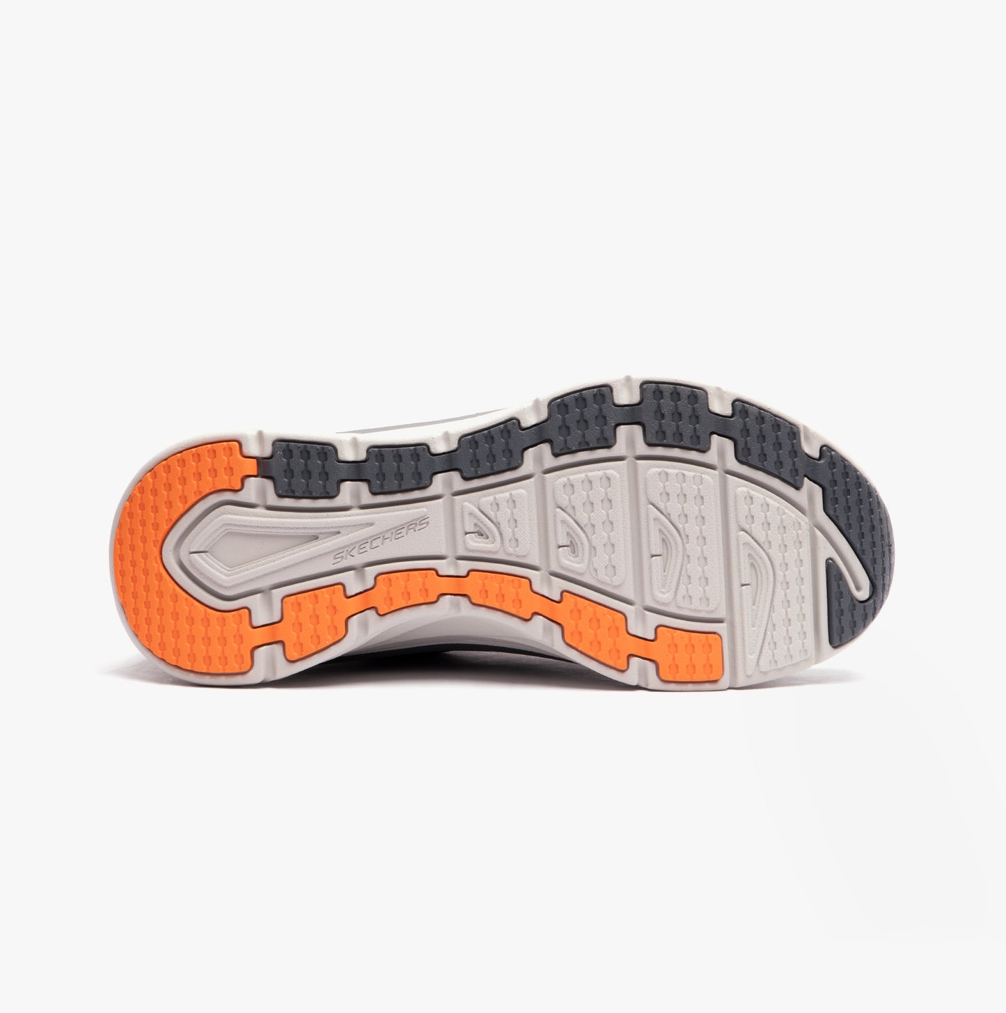 Skechers 232364/CCOR D'LUX WALKER - MEERNO Mens Trainers Charcoal/Orange