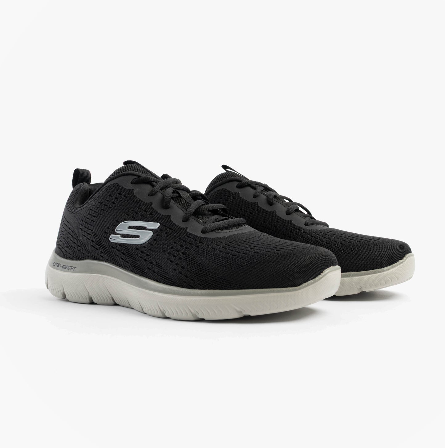 Skechers 232395/BKTP SUMMITS - TORRE Mens Trainers Black/Taupe