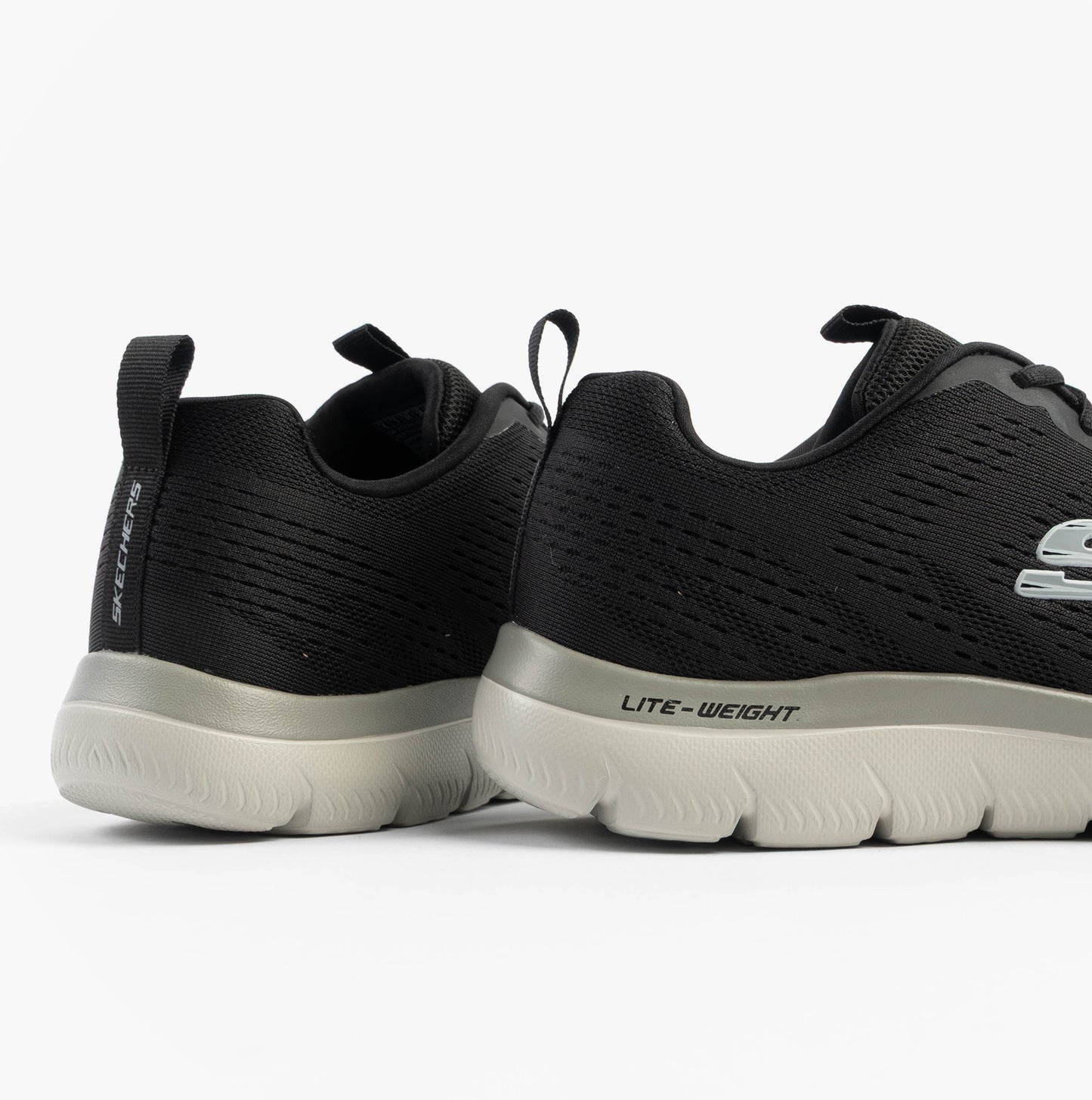 Skechers 232395/BKTP SUMMITS - TORRE Mens Trainers Black/Taupe