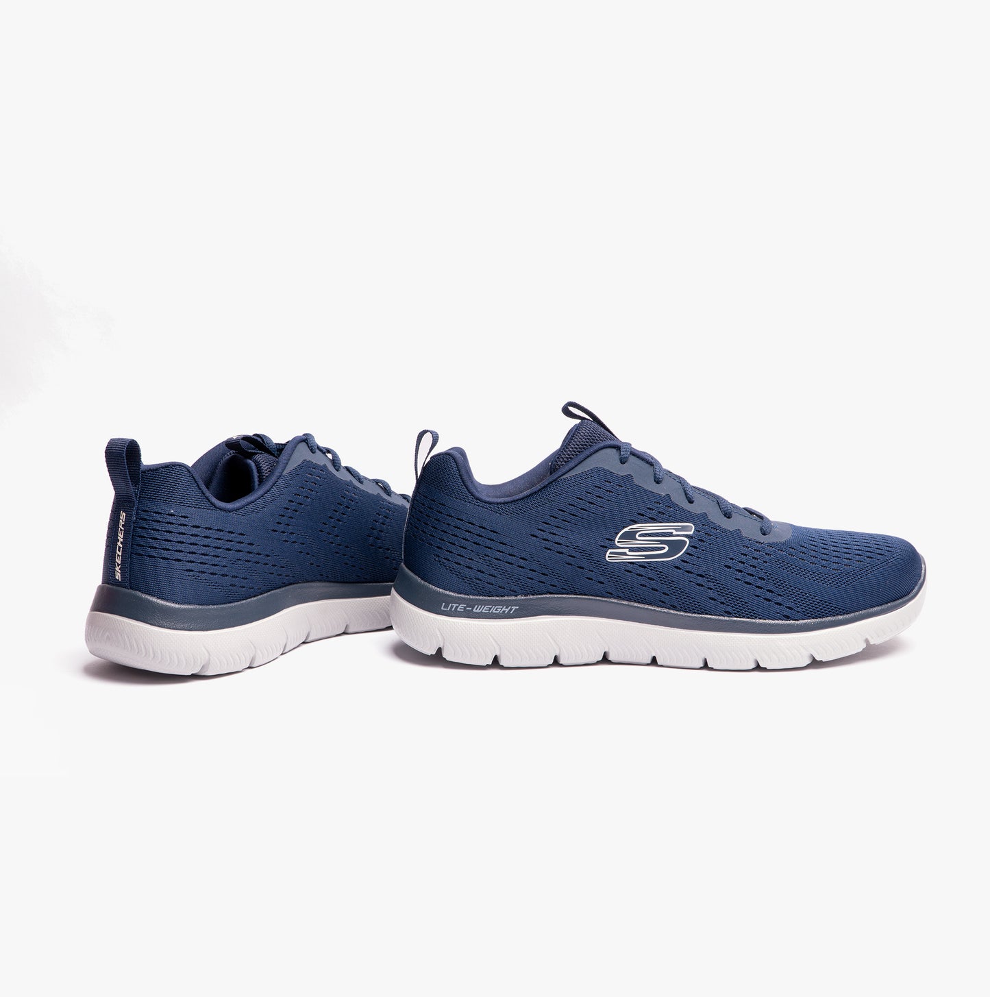 Skechers 232395/NVGY SUMMITS - TORRE Mens Shoes Navy/Gray