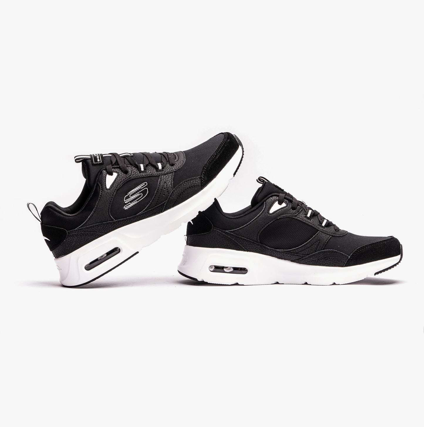Skechers 232646/BKW SKECH-AIR COURT - HOMEGROWN Mens Trainers Black