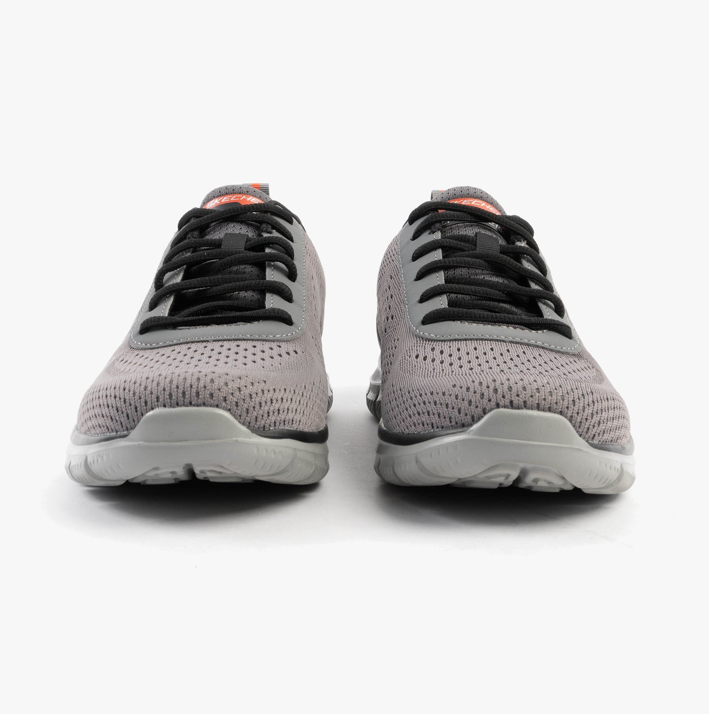 Skechers 232758/CCOR TRACK - LESHUR Mens Trainers Charcoal/Orange