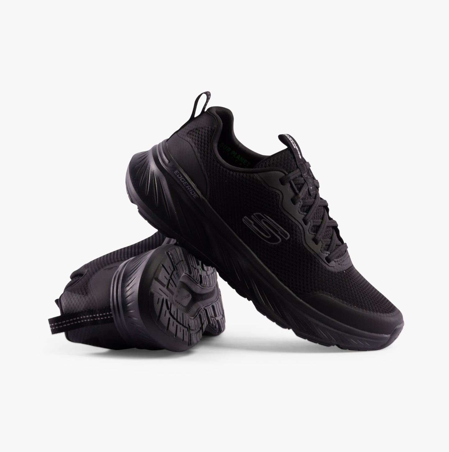 Skechers 232835/BBK EDGERIDE - REKZE Mens Trainers Black