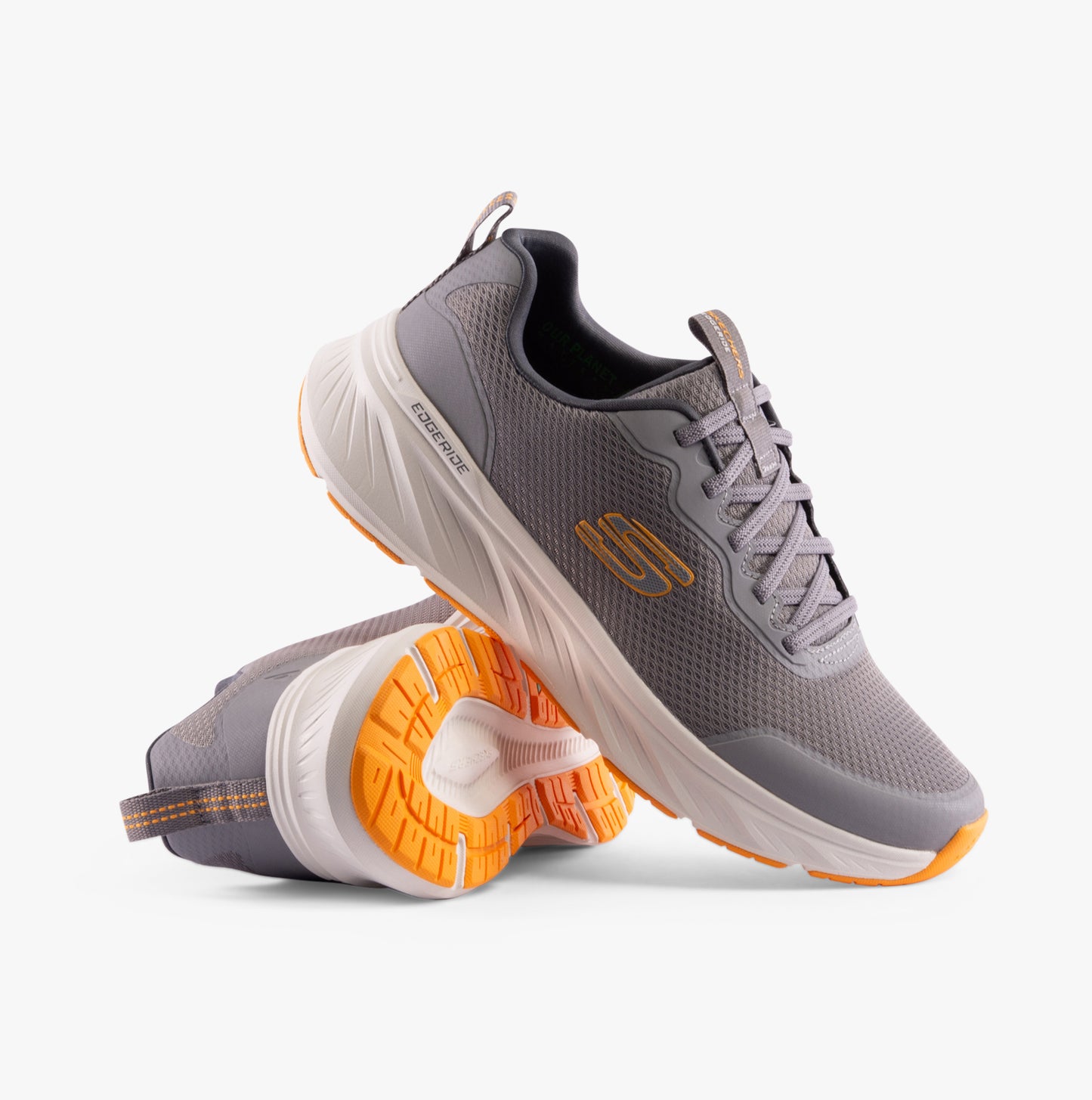 Skechers 232835/GYOR EDGERIDE - REKZE Mens Trainers Gray/Orange