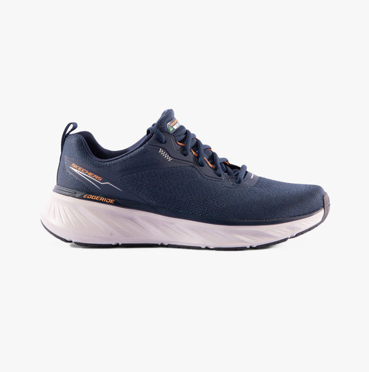 Skechers 232836/NVOR EDGERIDE - EXXO Mens Trainers Navy/Orange