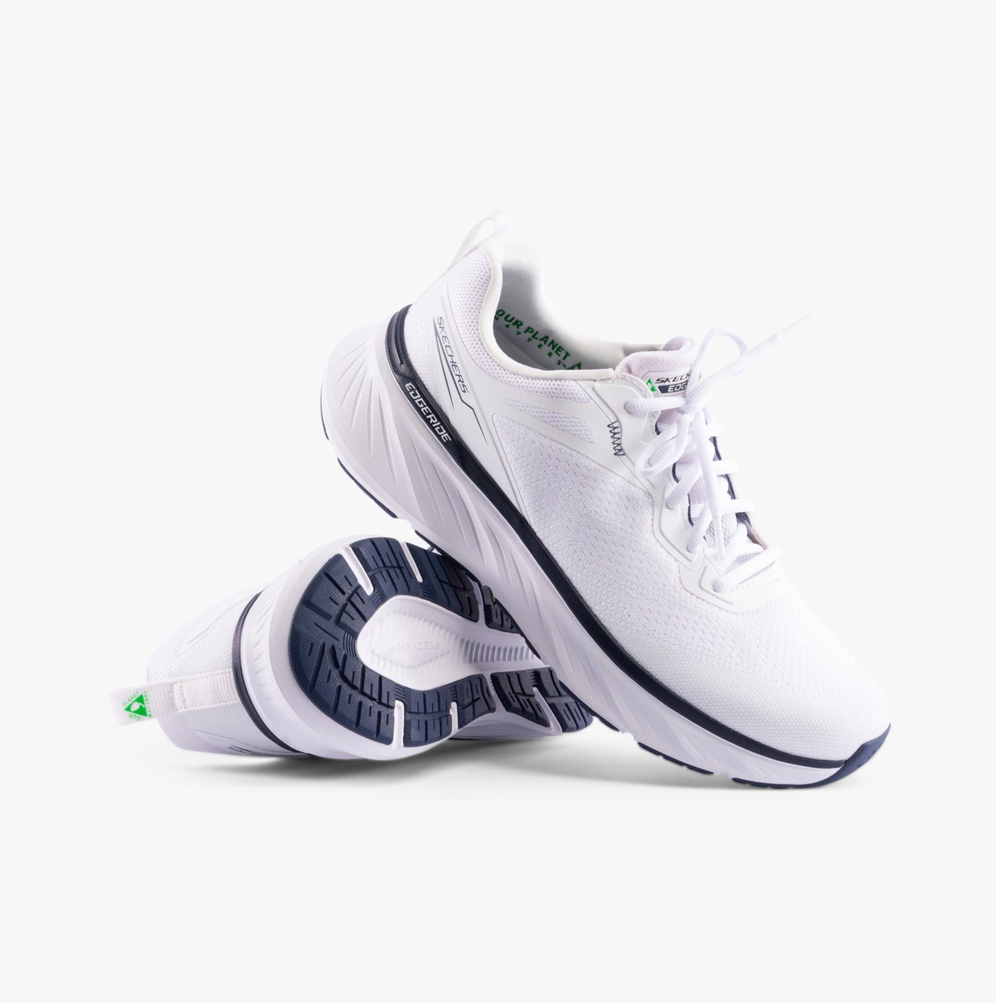 Skechers 232836/WNV EDGERIDE - EXXO Mens Trainers White/Navy
