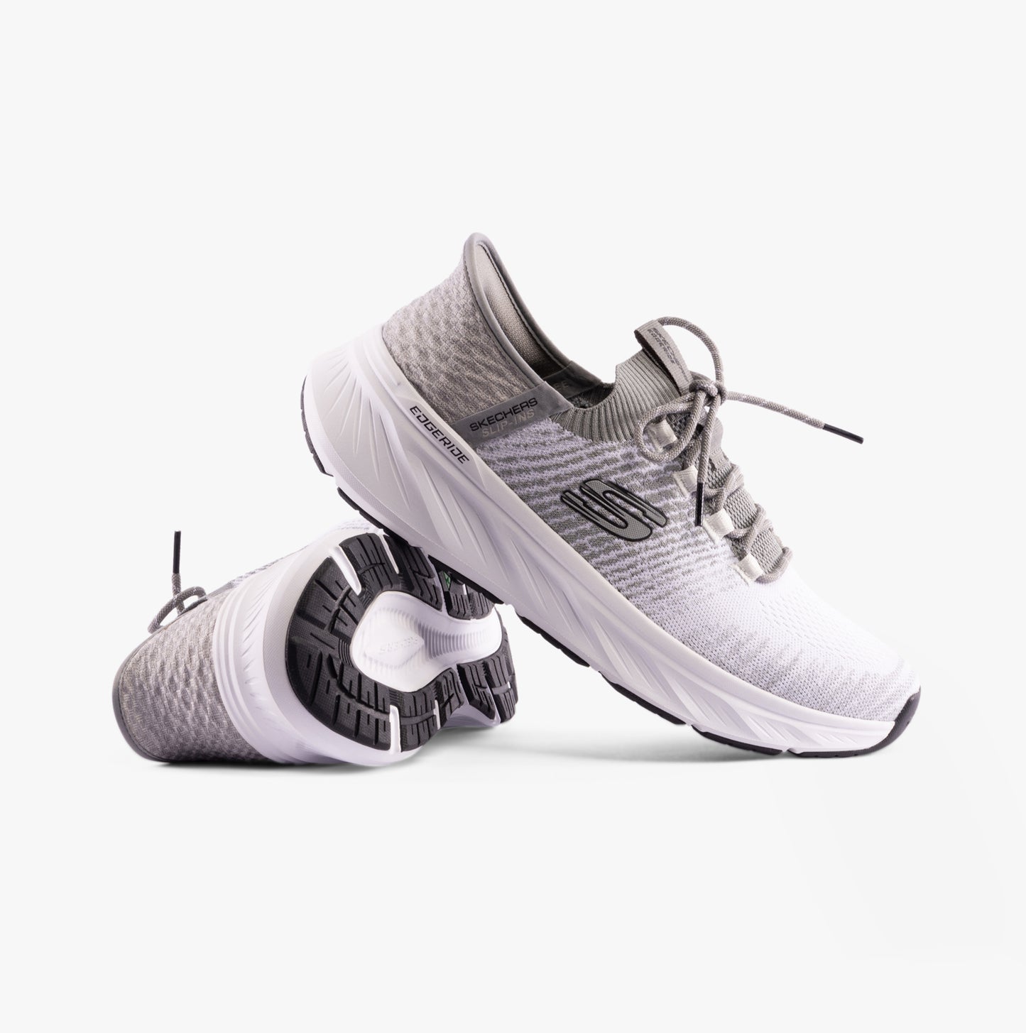 Skechers 232932/WGY EDGERIDE - RAYGO Mens Trainers White/Gray