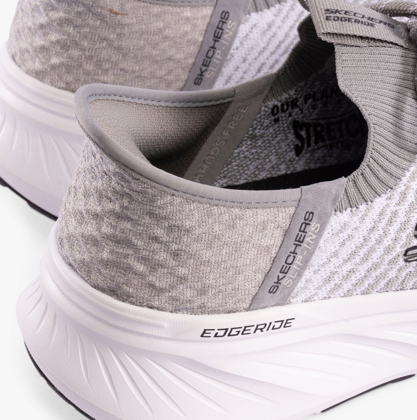 Skechers 232932/WGY EDGERIDE - RAYGO Mens Trainers White/Gray