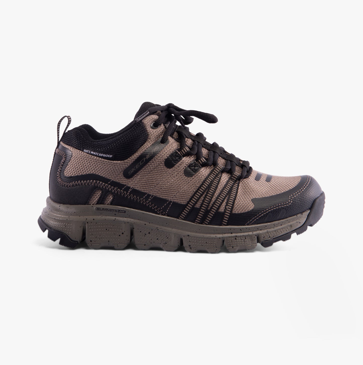 Skechers 237701/TNBK SUMMITS AT - CANOBIE Mens Waterproof Trainers Tan/Black