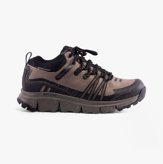 Skechers 237701/TNBK SUMMITS AT - CANOBIE Mens Waterproof Trainers Tan/Black